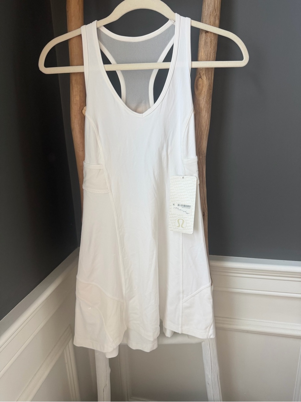 lululemon athletica White Racerback Ace Tank Dress